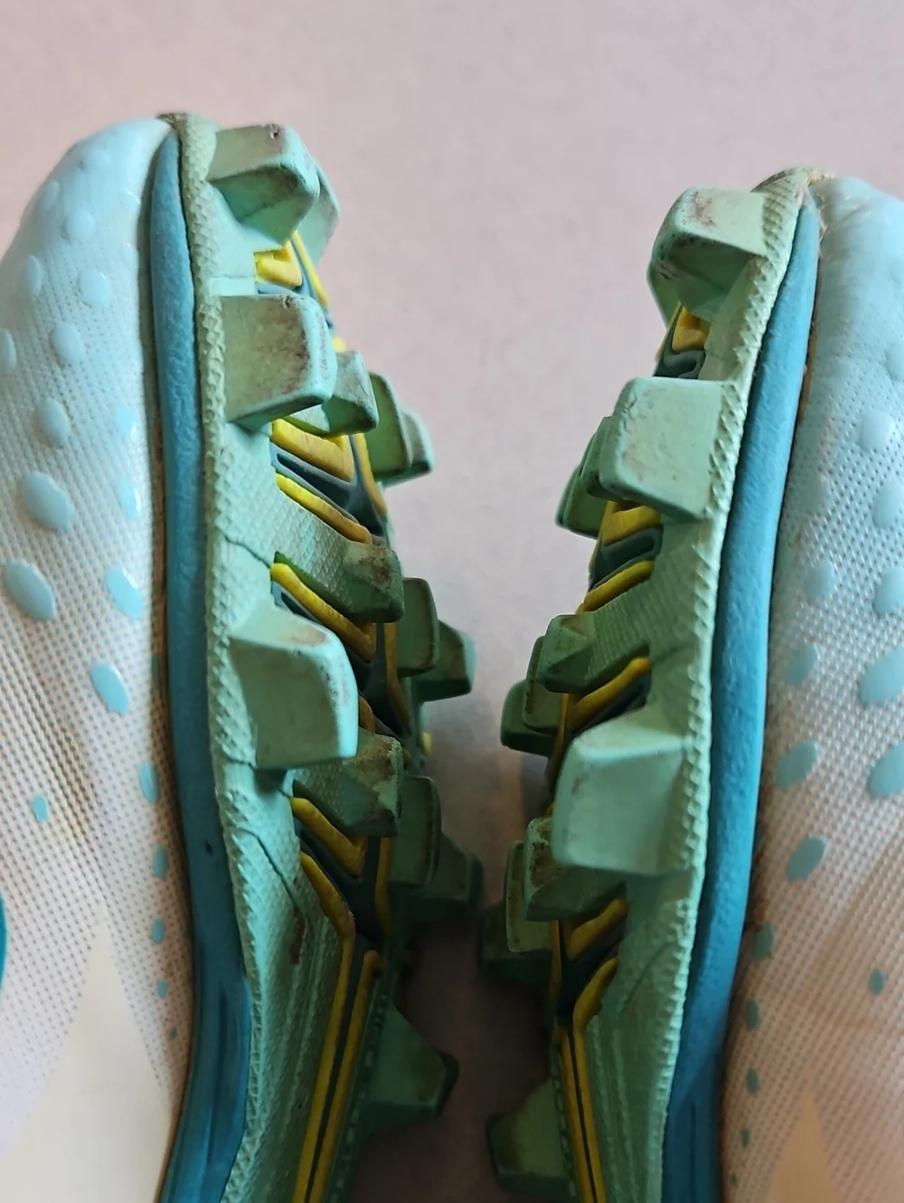 Nike Teal And White Softball Cleats